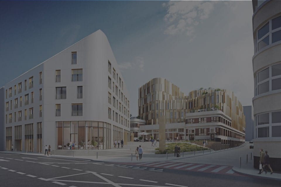 Unicity, Un lieu hybride au sein du quartier d’Hollerich